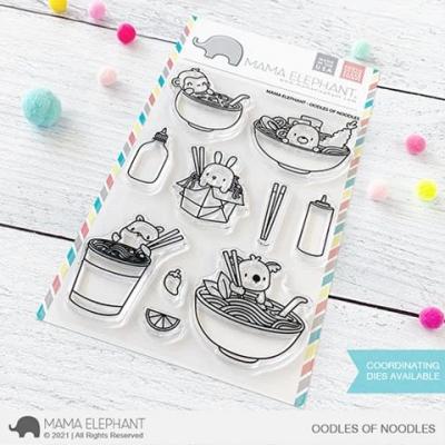 Mama Elephant Clear Stamps - Oodles Of Noodles